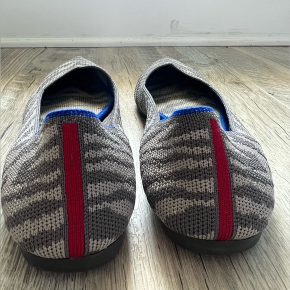 ROTHY'S The Point Retired Zebra Print Flats Slip on Shoes Womens Size 7 - Picture 5 of 10